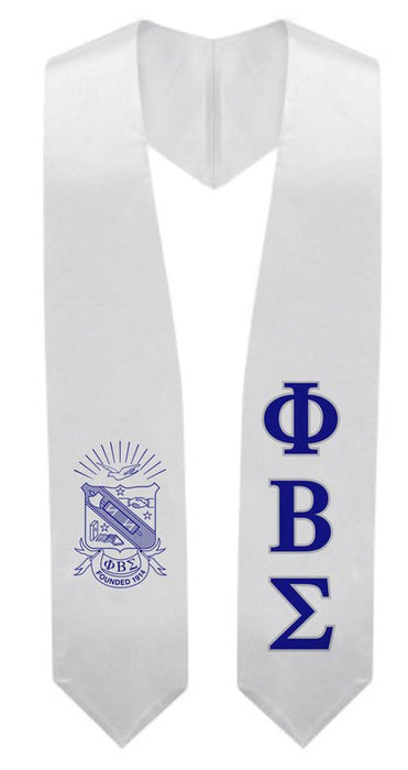 Phi Beta Sigma Super Crest Graduation Stole