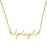 Script Necklace Script Necklace