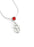 Sterling Silver Lavaliere Pendant With Swarovski Crystal Sterling Silver Lavaliere Pendant with Swarovski Crystal