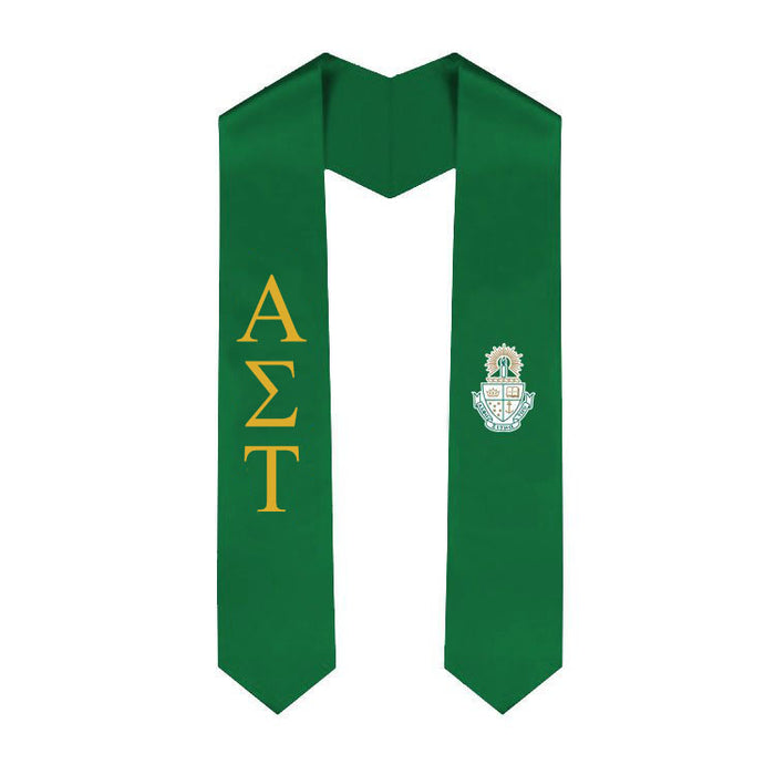 Alpha Sigma Tau Simple Sash Stole Alpha Sigma Tau Simple Sash Stole