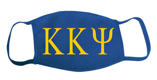 Kappa Kappa Psi Face Mask With Big Greek Letters