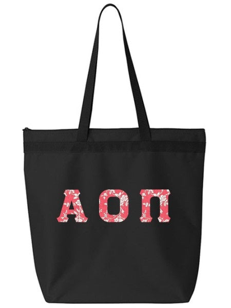 Alpha Omicron Pi Tote Bag