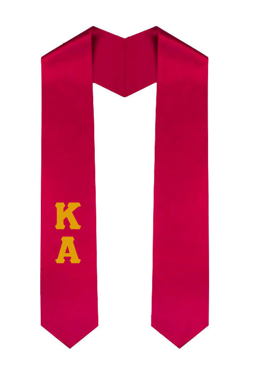 Kappa Alpha Classic Colors Graduation Stole