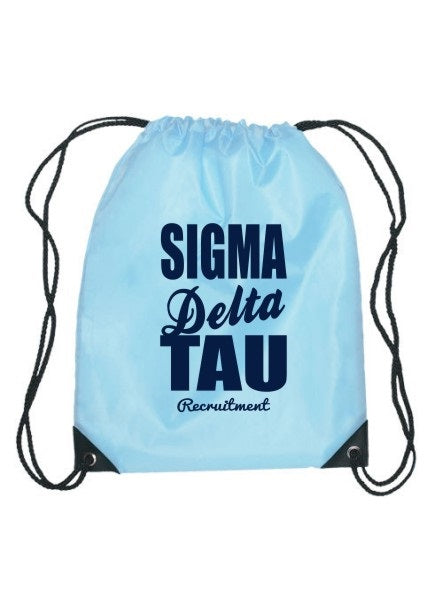 Sigma Delta Tau Cursive Impact Sports Bag