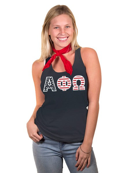 Alpha Phi Omega All American Poly-Cotton Tank