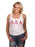 Alpha Xi Delta Floral Letters Racerback Tank