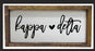Kappa Delta Script Wooden Sign