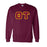 Theta Tau Classic Colors Sewn-On Letter Crewneck