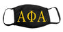 Alpha Phi Alpha Face Mask With Big Greek Letters