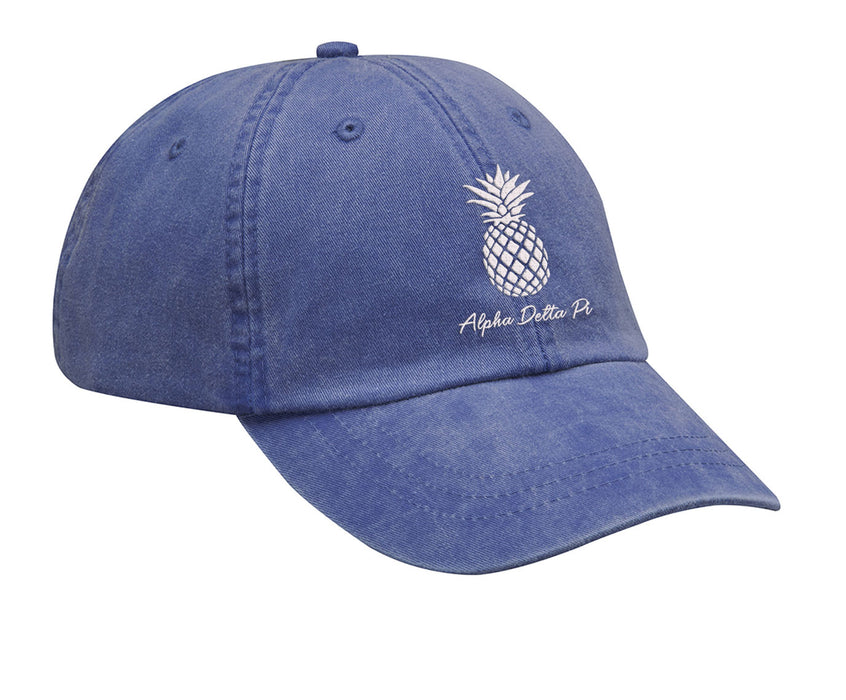 Alpha Delta Pi Pineapple Embroidered Hat