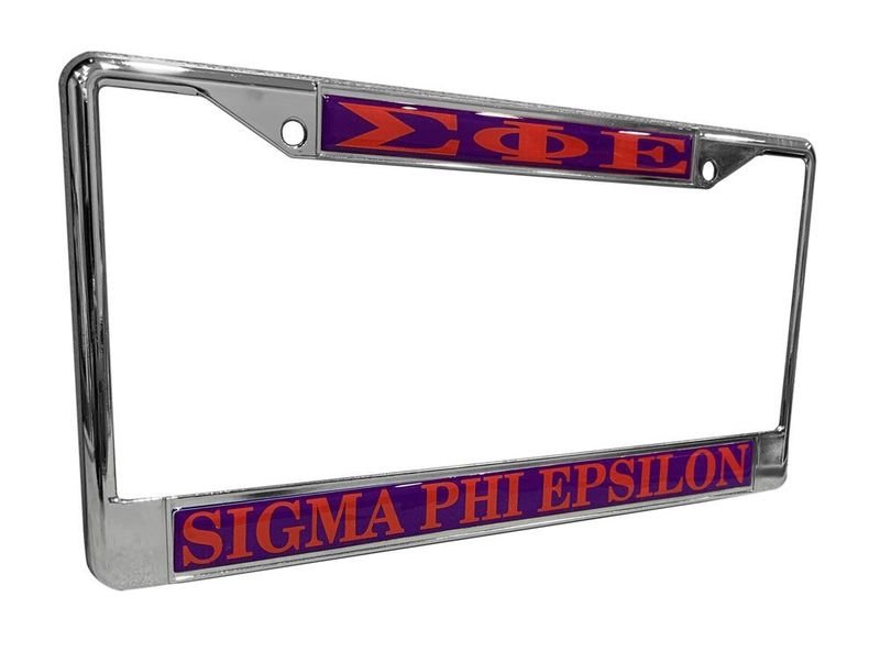 Sigma Phi Epsilon License Plate Frame