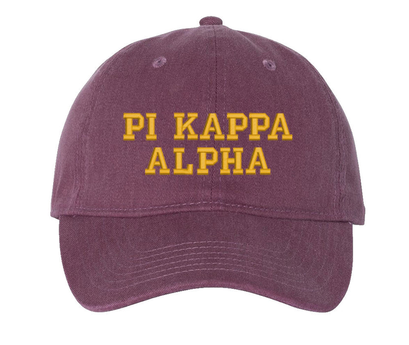 Pi Kappa Alpha Comfort Colors Varsity Hat