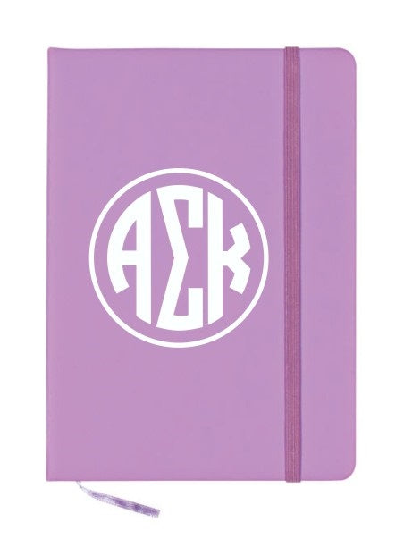 Alpha Sigma Kappa Monogram Notebook