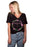 Panhellenic Floral Wreath Slouchy V-Neck Tee