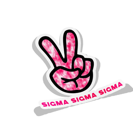 Sigma Sigma Sigma Peace Sorority Decal