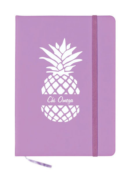 Chi Omega Pineapple Notebook