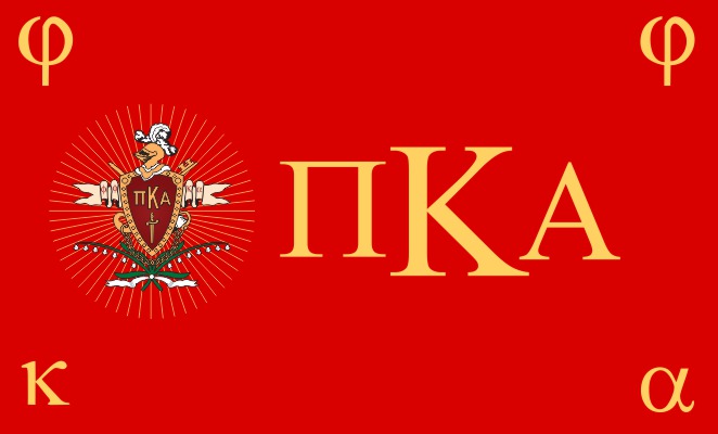 Pi Kappa Alpha Fraternity Flag Sticker