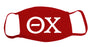 Theta Chi Face Mask With Big Greek Letters