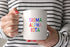 Sigma Alpha Iota Coffee Mug with Rainbows - 15 oz
