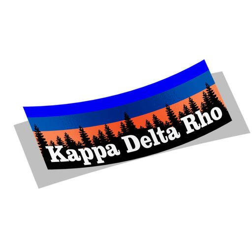 Kappa Delta Rho Mountains Decal