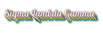 Sigma Lambda Gamma New Hip Stepped Sticker