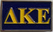 Delta Kappa Epsilon Fraternity Flag Pin