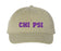 Chi Psi Comfort Colors Varsity Hat