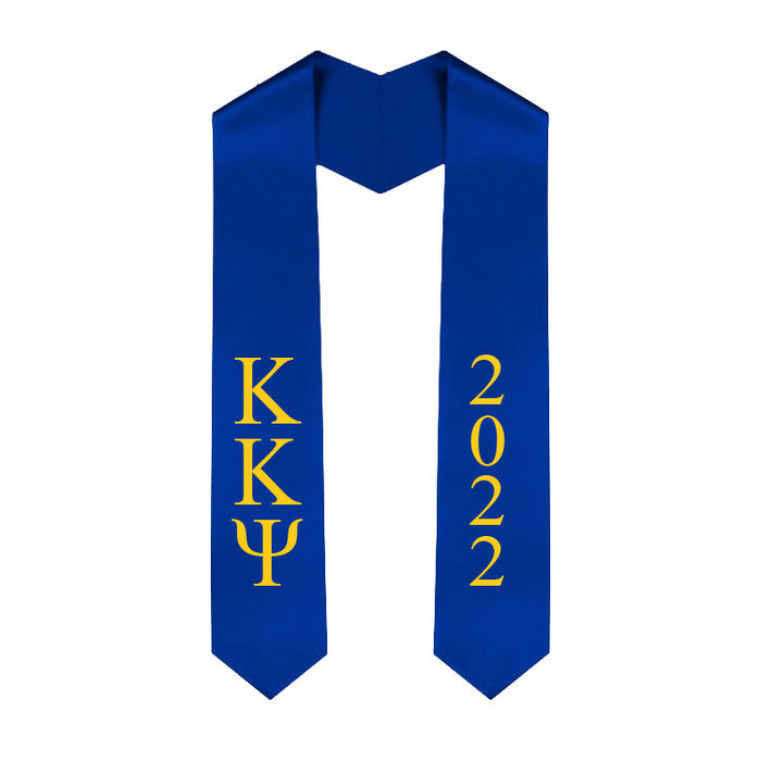 Kappa Kappa Psi Vertical Grad Stole with Letters & Year