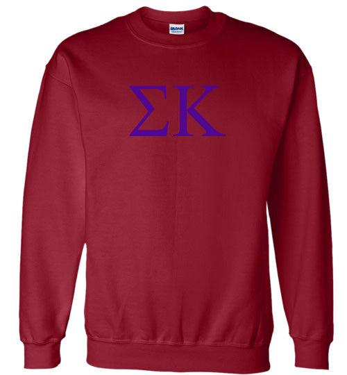 Sigma Kappa World Famous Lettered Crewneck Sweatshirt