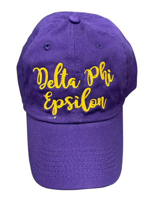 Delta Phi Epsilon Sky Script Hat