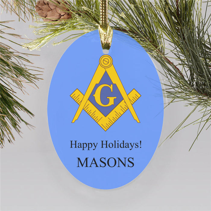 Masons Color Crest Ornament