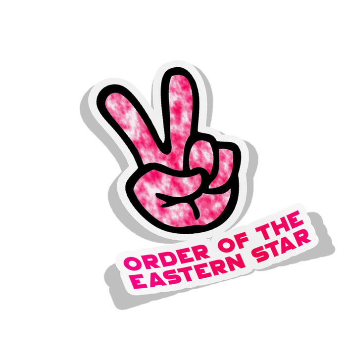 Order Of The Eastern Star Peace Sorority Decal
