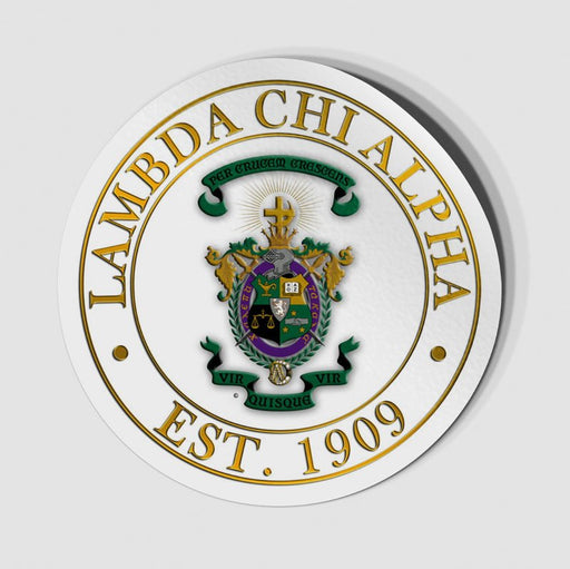 Lambda Chi Alpha Circle Crest Decal