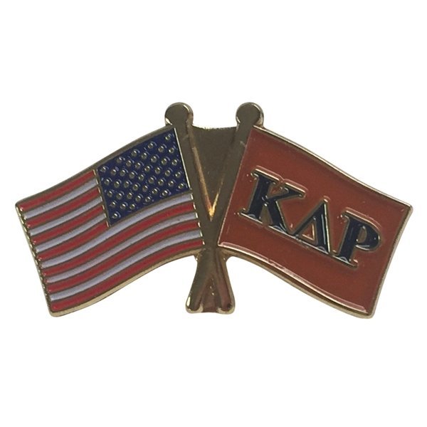 Kappa Delta Rho USA / Fraternity Flag Pin