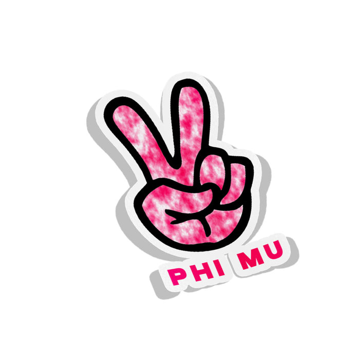 Phi Mu Peace Sorority Decal