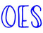 Order Of Eastern Star Inline Greek Letter Sticker - 2.5