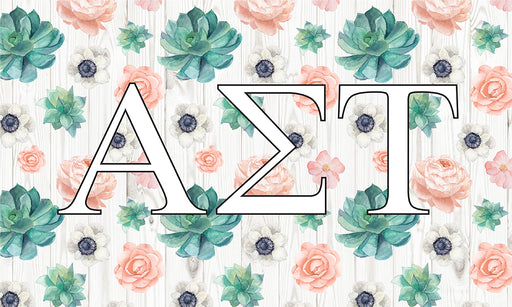 Alpha Sigma Tau Succulent Flag