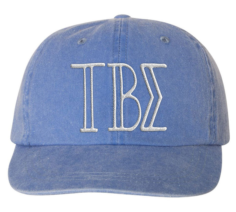 Tau Beta Sigma Sorority Greek Carson Embroidered Hat