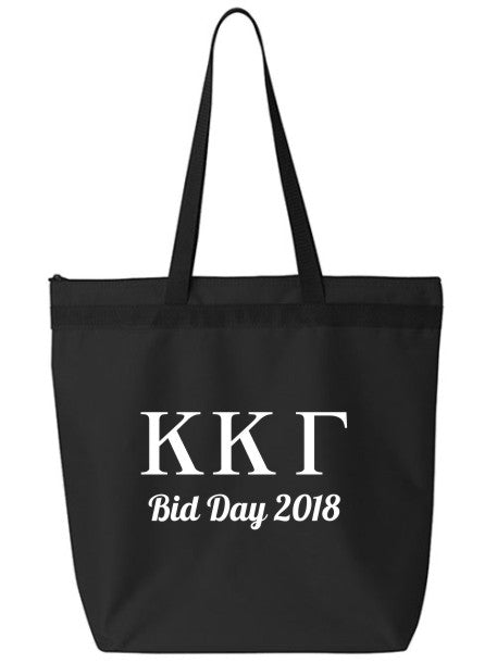 Kappa Kappa Gamma Roman Letters Event Tote Bag