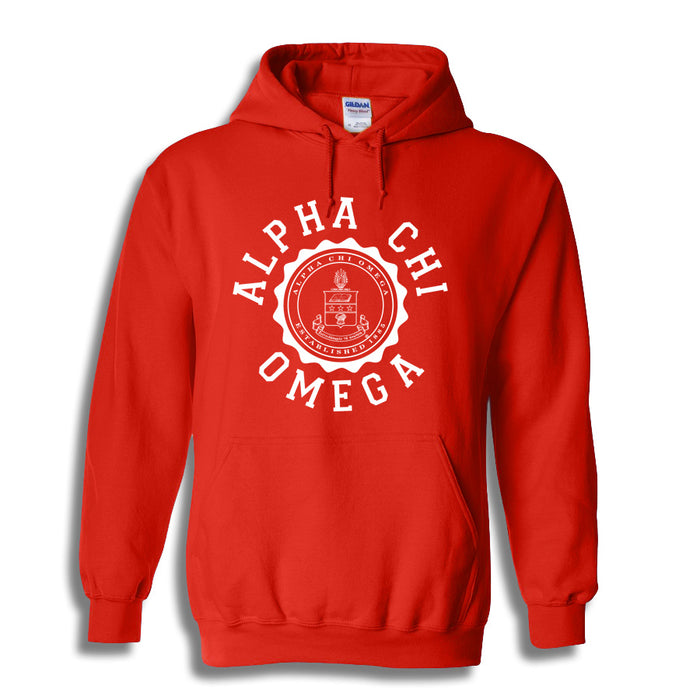 Alpha Chi Omega World Famous Seal Crest Hoodie