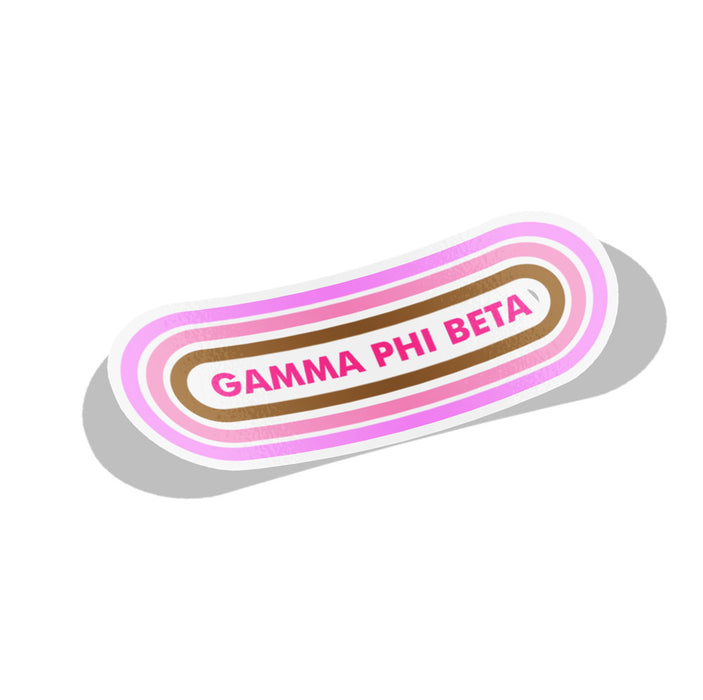 Gamma Phi Beta Capsule Sorority Decal