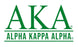 Alpha Kappa Alpha Custom Greek Letter Sticker - 2.5