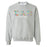 Sigma Alpha Omega Crewneck Letters Sweatshirt with Custom Embroidery