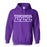 Sigma Sigma Sigma Two Toned Lettered Hooded Sweatshirt