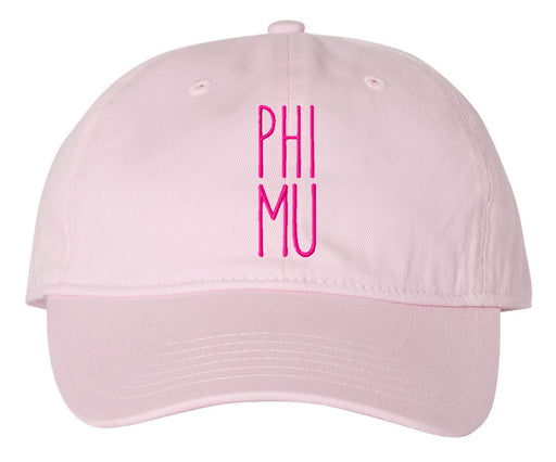 Phi Mu Comfort Colors Nickname Hat
