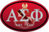 Alpha Sigma Phi Color Oval Decal