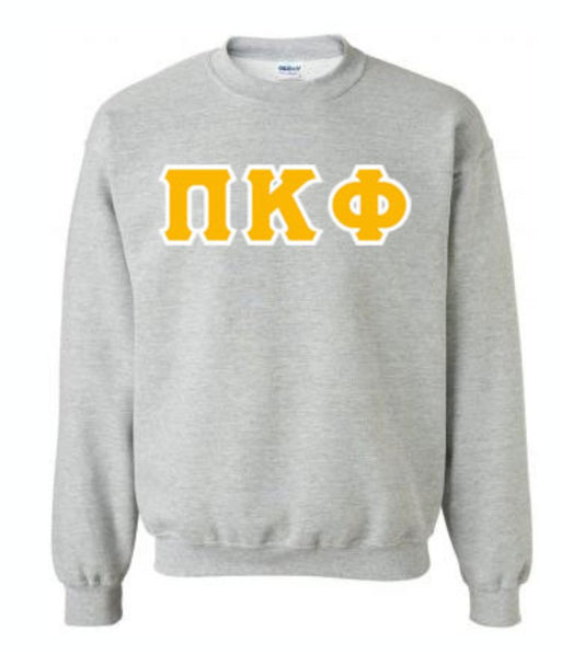 Pi Kappa Phi Classic Colors Sewn-On Letter Crewneck