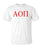 Alpha Omicron Pi Letter T-Shirt