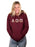 Alpha Omicron Pi Unisex Hooded Sweatshirt with Sewn-On Letters