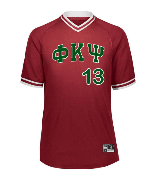 Phi Kappa Psi Retro V-Neck Baseball Jersey